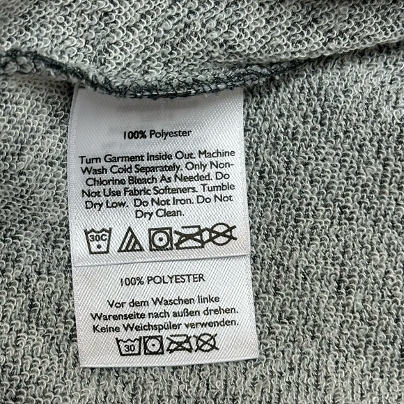 Eddie Bauer Gray Open Front Snap Cowl Neck Active Wrap Womens Size Medium M - Picture 9 of 11